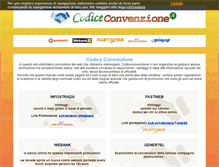Tablet Screenshot of codiceconvenzione.it